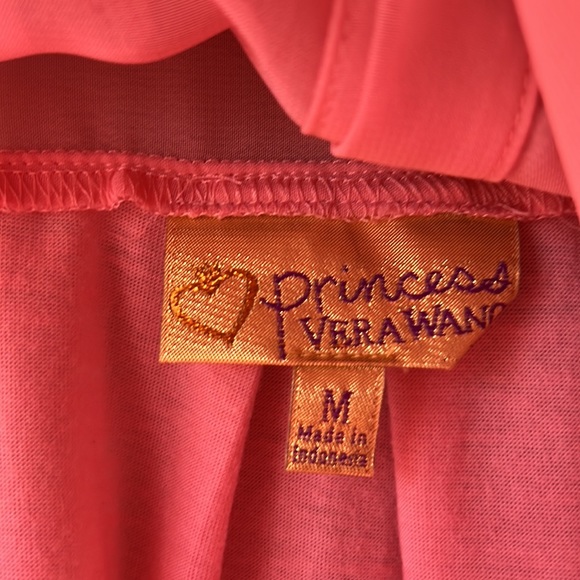 PRINCESS VERA WANG Pink Sleeveless Button Down Blouse Size Medium - Picture 2 of 11